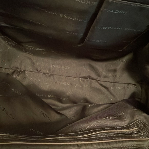 Adrienne Vittadini Black Slouch/Hobo Purse - Picture 10 of 12